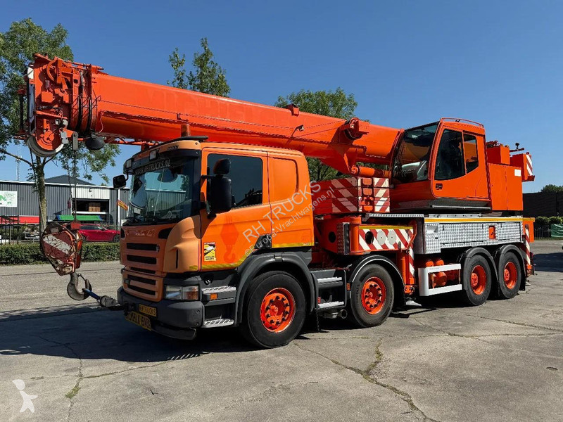 شاحنة Scania P380 8X4 + FAUN HK40 + FYJIB +...