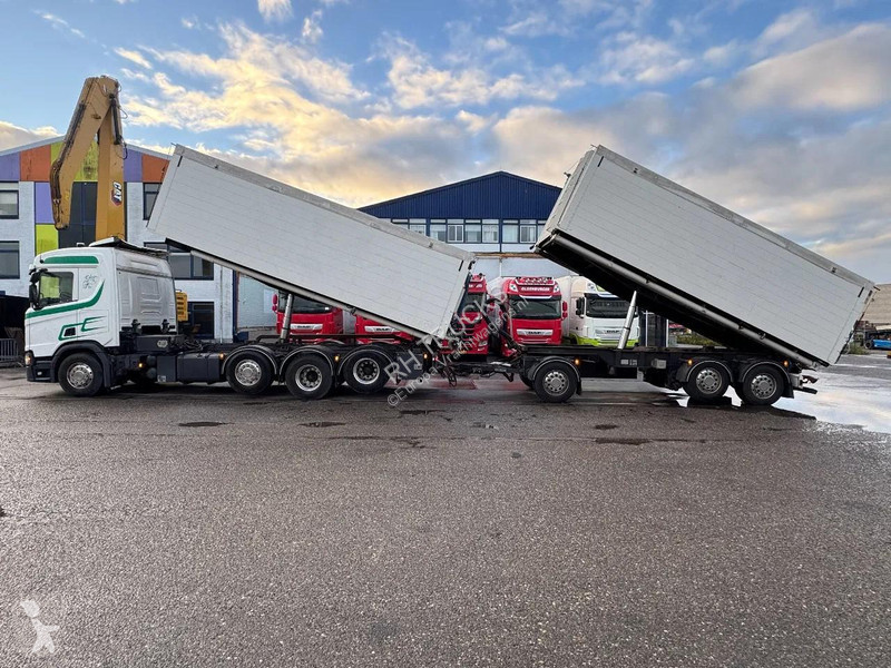 شاحنة Scania R500 NS 8X2 EURO 6 + NBS HANER KIPPER