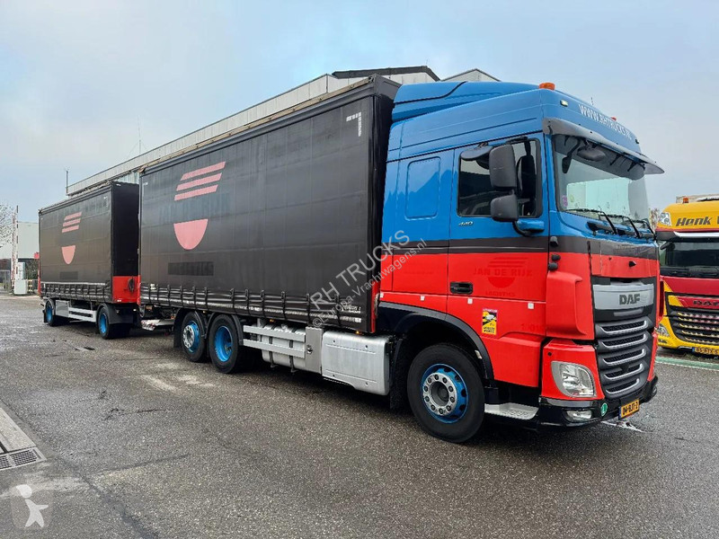 شاحنة DAF 440 6X2 EURO 6 + HERTOGHS HANGER 2X...