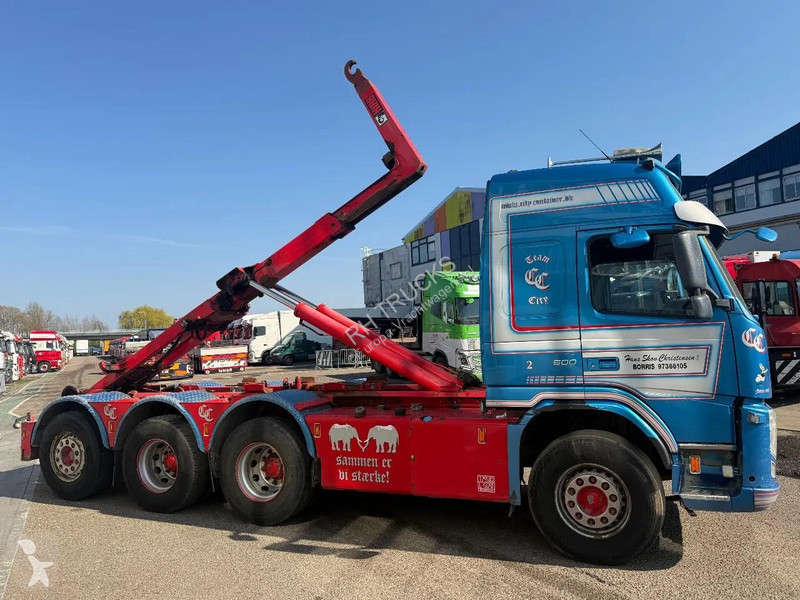 شاحنة Volvo 500 8X4 + HIAB HOOKLIFT