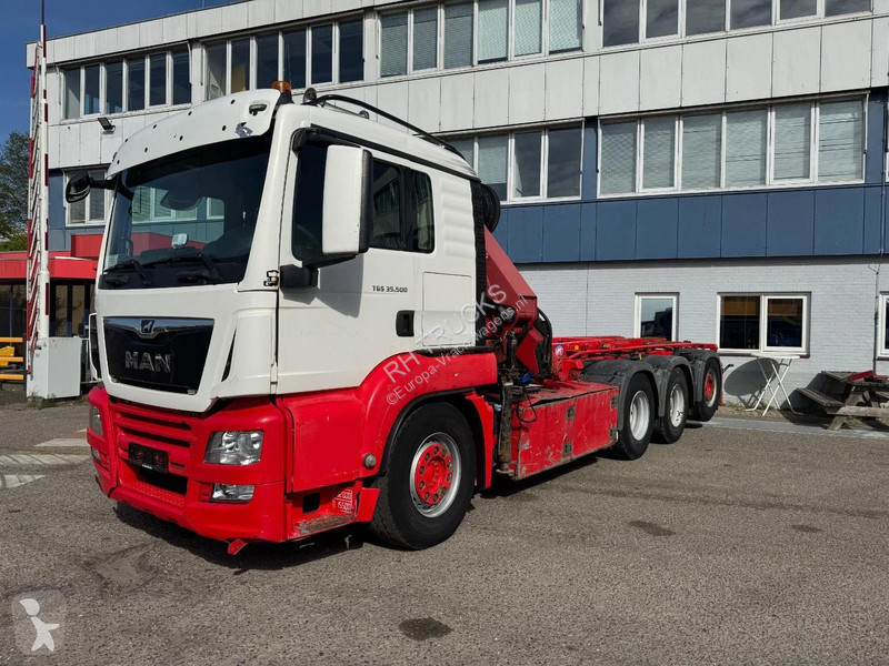 Vrachtwagen MAN 35.500 8X4 EURO 6 - HMF 262L +...