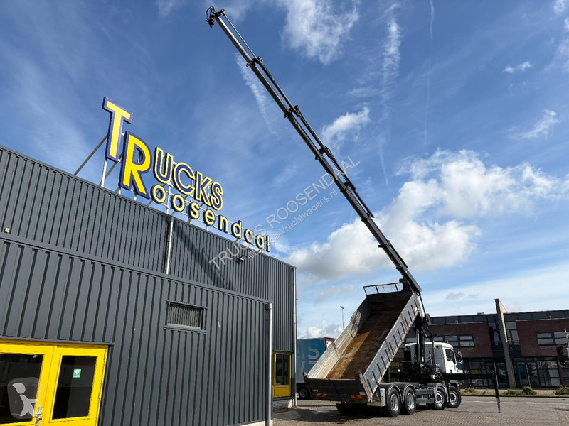 شاحنة MAN 35.440 + HIAB 322 E-7 HIPRO + TIPPER...