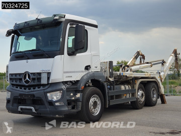 Камион Mercedes E Actros 2533 6X2 Meiller AK 16 MT Absetzkipper steering axle Automatic Euro 6