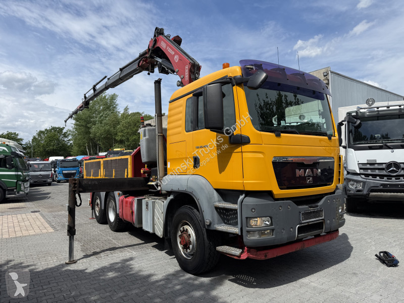 شاحنة MAN TGS 26.400 6X4H-2 Kran Fassi F235XP...