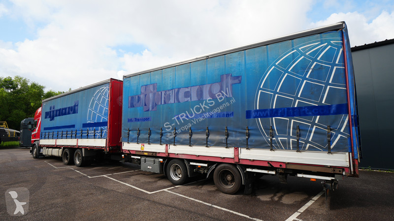 Camion Scania 400 6x2 curtainside in combo with...