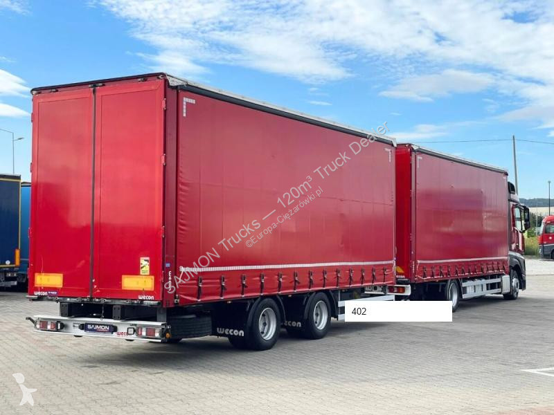 شاحنة مقطورة Mercedes ACTROS / ZESTAW TANDEM...