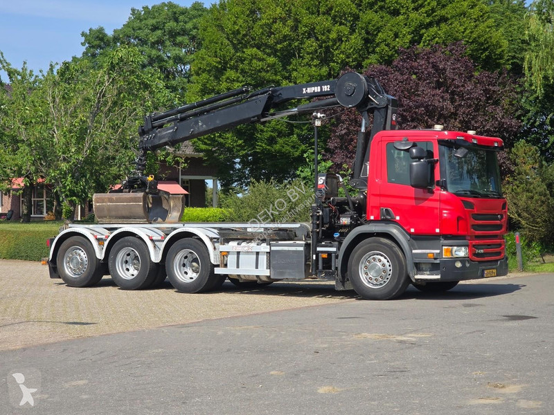 شاحنة Scania 410 CRANE/CONTAINER!! ZERO...