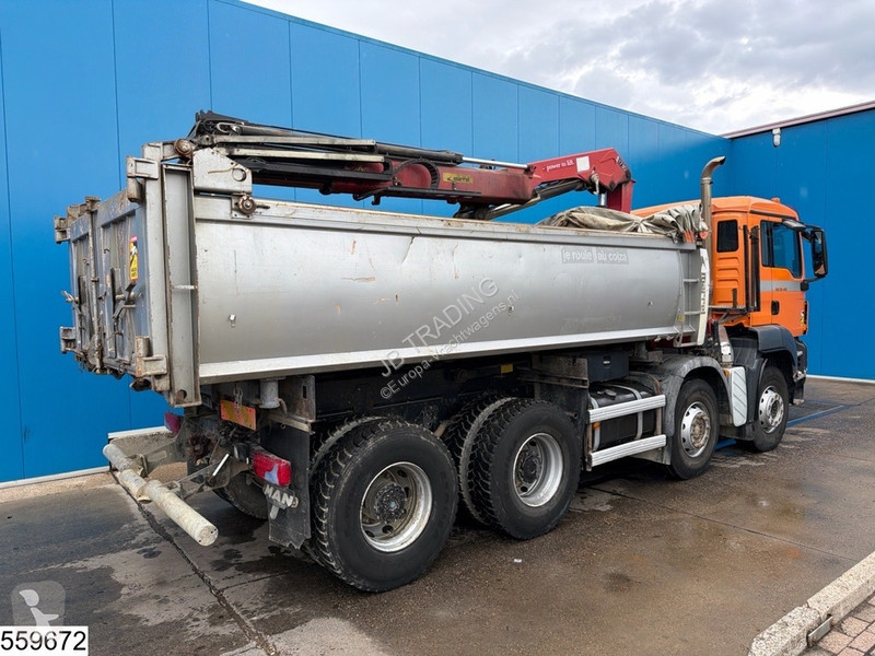 شاحنة MAN 35 400 8x4, EURO 5, HMF, Retarder,...