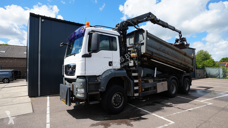 شاحنة MAN TGS 6x6 cable system tipper truck...