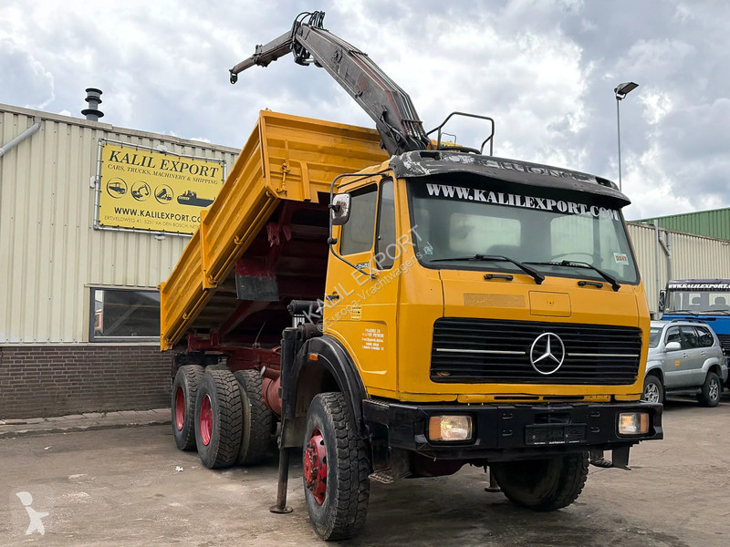 Ciężarówka Mercedes SK Kipper + Crane 6x6 V8...