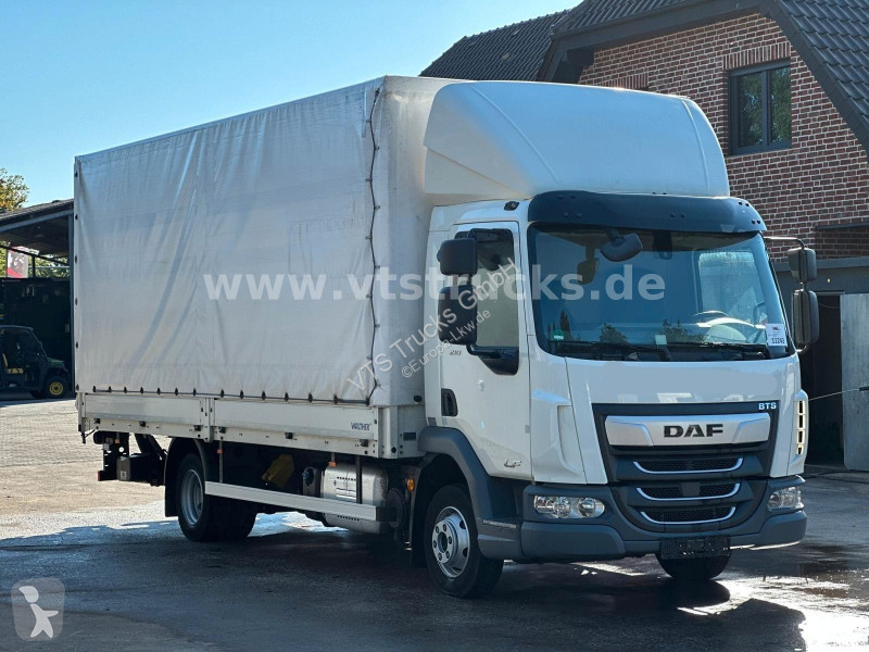 شاحنة DAF 210 4x2 Pritsche+Plane, Ladebordwand...