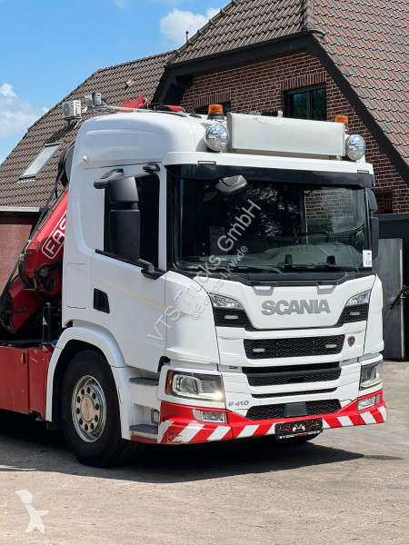 شاحنة Scania 410 6x2 BDF-ritsche mit Fassi...