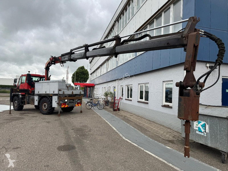 شاحنة Unimog 4X4 + PALFINGER PK 16502 + REMOTE...