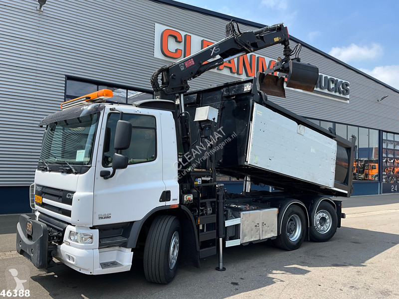 شاحنة DAF FAN CF 250 Hiab 14 Tonmeter laadkraan