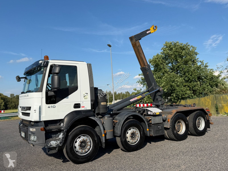 شاحنة Iveco TRAKKER 410 8x4 Palfinger Abrollkipper