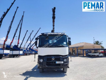 Camión grúa caja abierta Renault