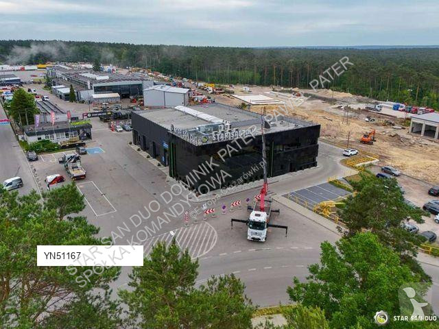 شاحنة Mercedes AROCS 3253 8x4 HMF 5020 Fly Jib...