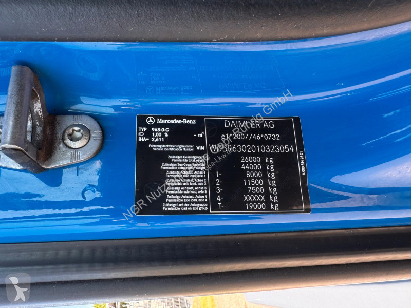 شاحنة Mercedes 2543 6X2 Meiller Abroller mit...