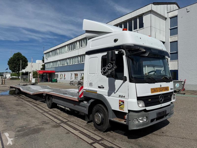 Camion Mercedes 824 + TRAILER 2008 DE REMA 1 AXLE