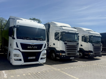 Камион Scania G R410 bez EGR Zabudowy Wecon 120m Dach Podnoszony Zestaw Tandem