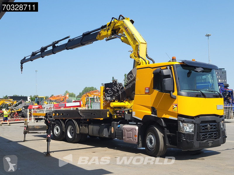 شاحنة Renault C 440 6X2 HYVA 50T/M Crane 6...