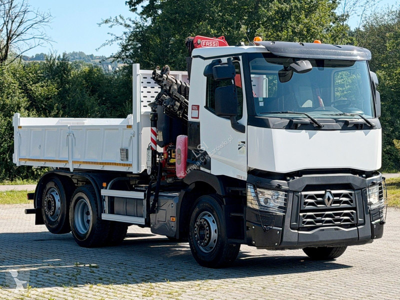Камион Renault C 380* KIPPER 4,50 m* KRAN/FUNK...