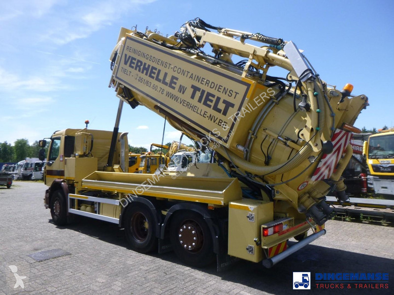 شاحنة Renault D 26 Wide 6x2 vacuum tank 11 m3