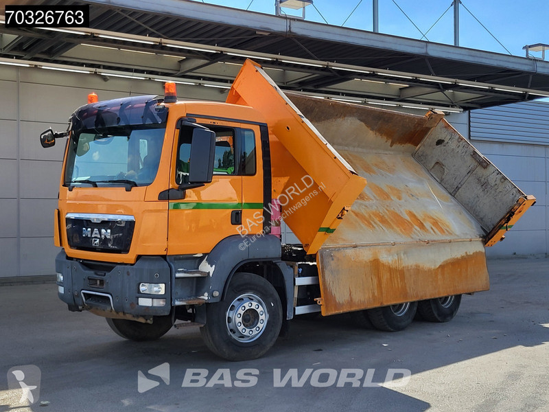 شاحنة MAN 33.400 6X4 10m3 2-way tipper Steel...
