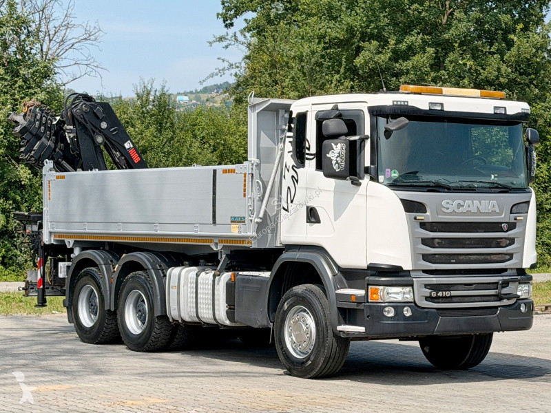 شاحنة Scania 410 * Kipper 5,20 m + KRAN/FUNK *...