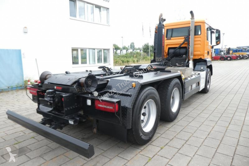 Camión MAN TG-S 26.500 6x6H Abrollkipper Hiab...