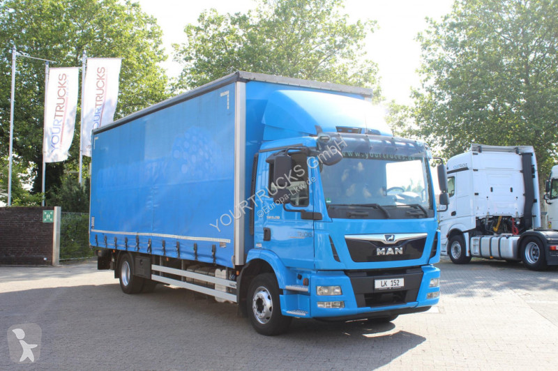 Camión MAN TGM 15.290 E6 Schiebeplane ACC LBW AHK