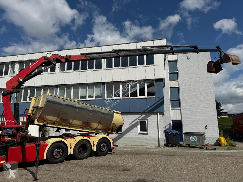شاحنة Scania R520 V8 8X2 EURO 6 KIPPER + HMF...