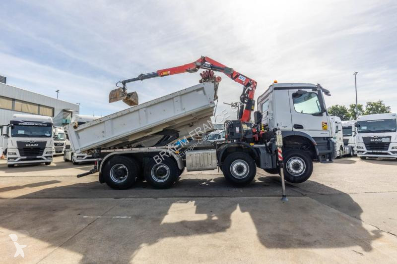 شاحنة Mercedes  AROCS 3243 BB+BIBENNE+ BAE...