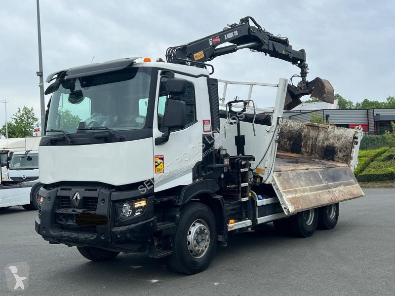شاحنة Renault 460 BIBENNE GRUE 6X4