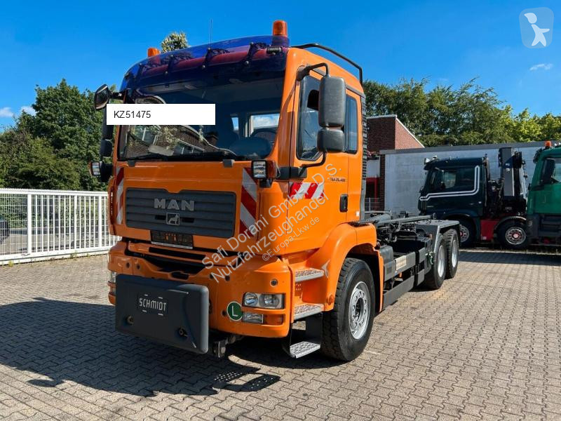 شاحنة MAN 26.400 TGA Abroller 6x4 Winterdienst