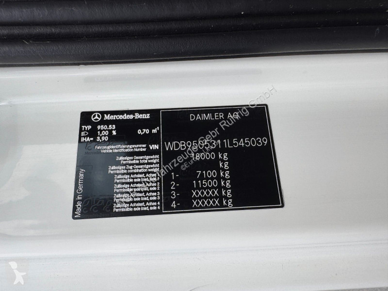 شاحنة Mercedes 1833 4X2 Meiller Abroller  12