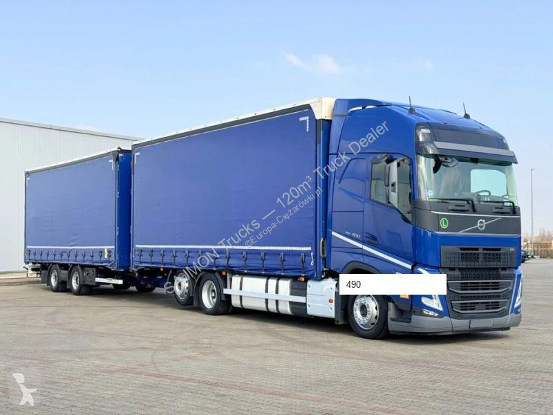 شاحنة مقطورة Volvo FH 460 / ZESTAW TANDEM 120M3...