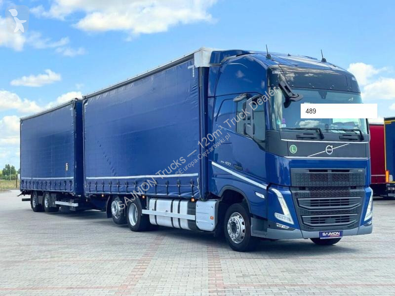 شاحنة مقطورة Volvo FH 460 / ZESTAW TANDEM 120M3...