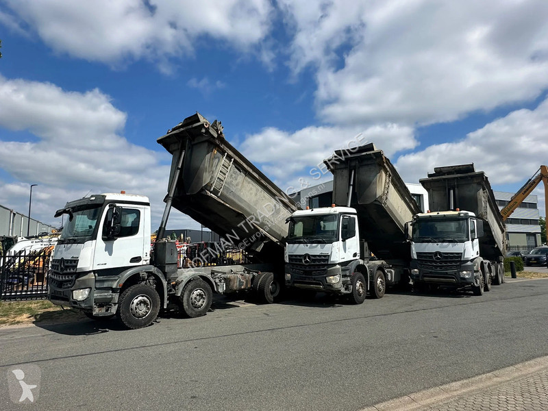 شاحنة Mercedes 4145 8x4 kipper 3x Available