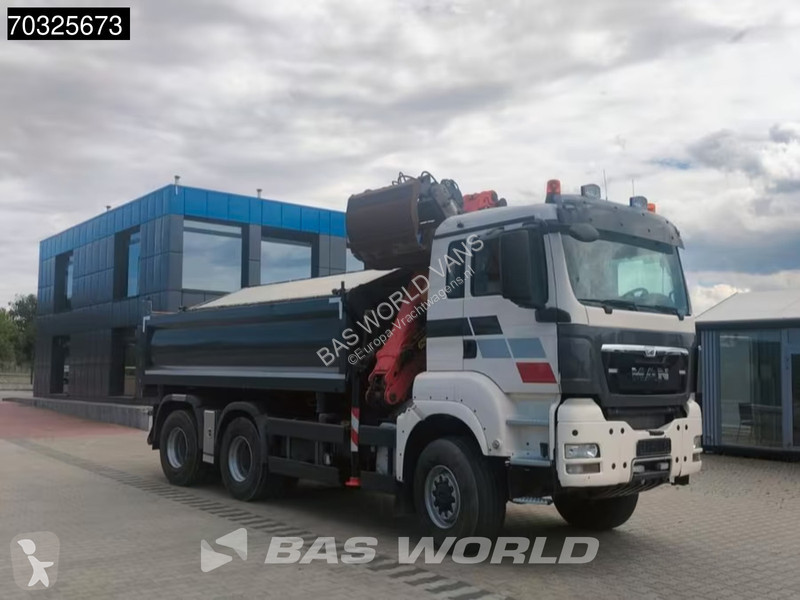 شاحنة MAN 33.360  6X6 Palfinger Q170Z95TR Crane...