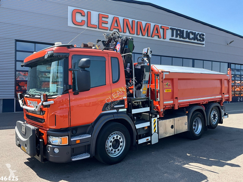 Kamion Scania 320 HMF 14 Tonmeter Z-kraan Just...