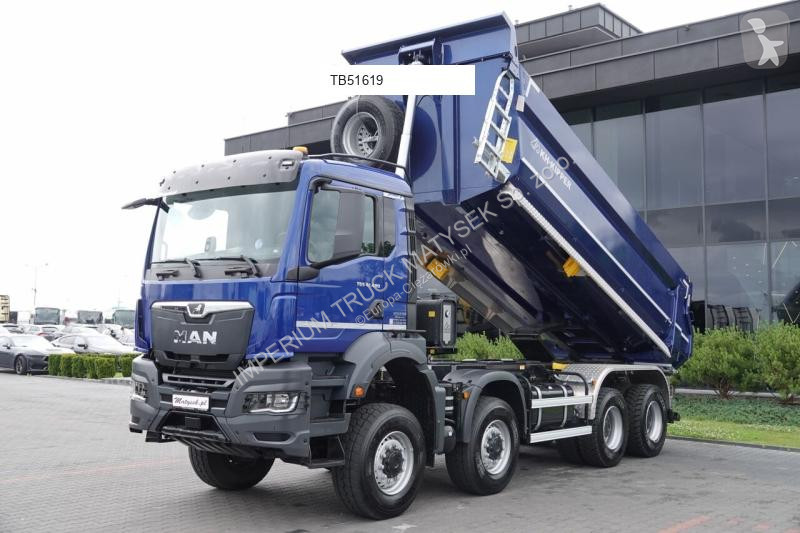 Kamion MAN TGS / 8X6 / WYWROTKA / TYLNOZSYPOWA...