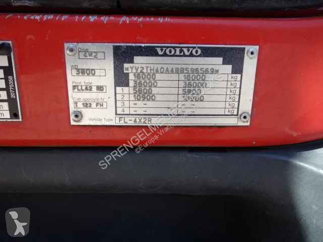 شاحنة Volvo FL 260 PK ZIEGLER PUMP EURO5