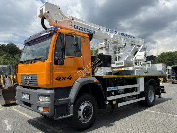 Camión MAN LE LE 14.220B 4x4 Zwyżka Bizzocchi KF 260 Podnośnik Koszowy