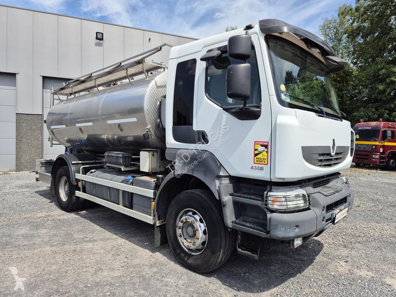 شاحنة Renault 430 11000L INSULATED INOX TANK -...