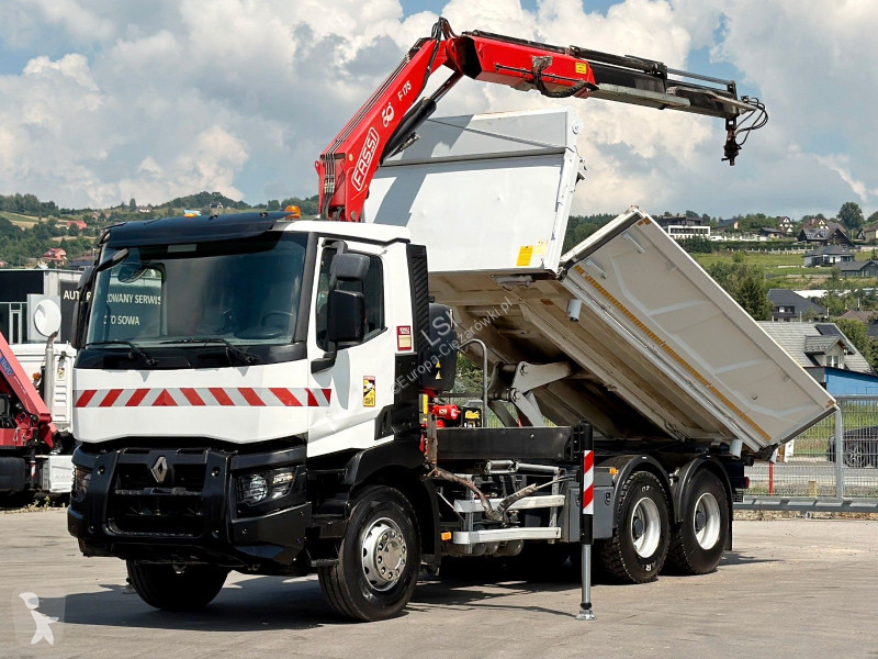 Камион Renault C 380* KIPPER 5,20 m* KRAN/FUNK...