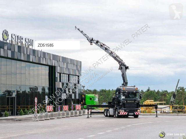 Камион Scania R480 6x4 FASSI F660RA.2.26...