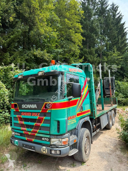 شاحنة Scania 124 / 6x4 / hassis / Full Steel /...