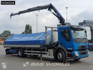 Lastbil Volvo FL 280 4X2 18tons truck HMF 1120K-RC Crane Kran Full Air Manual Euro 6