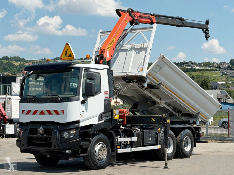 Camión Renault C 380* KIPPER 5,20 m* KRAN/FUNK...